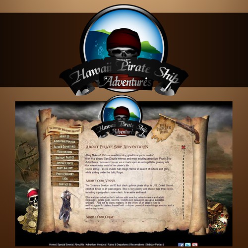 !!!! - HAWAII PIRATE SHIP ADVENTURES NEEDS A NEW LOGO - !!!!