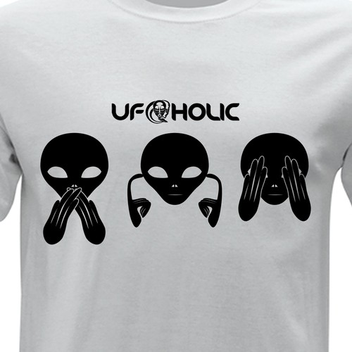 Design idea T-Shirts for https://ufoholic.com