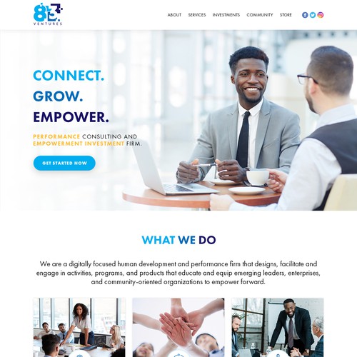 83 Website Design - Business & Consulting Website Design