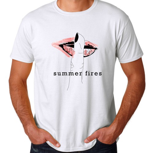 T-shirt design for indie band