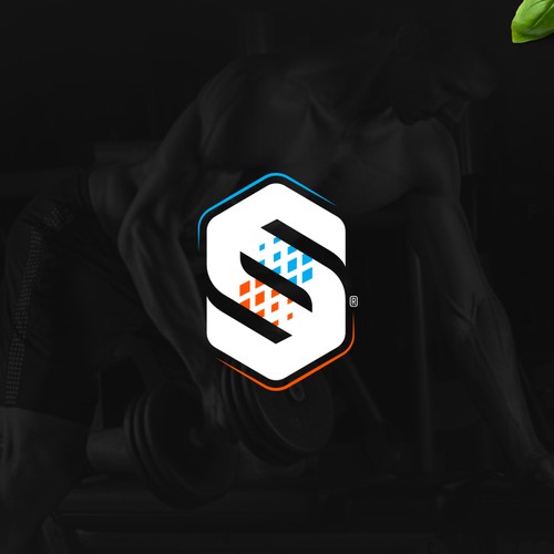 Beautiful edgy and minimal S Logo for fitness Industry