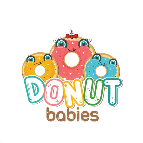 Create a playful, fun, energetic donut/bakery logo.