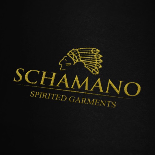 Embroidered logo SCHAMANO