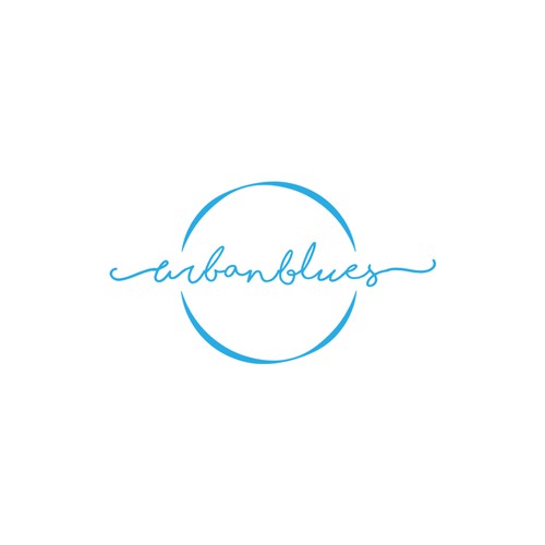 Logo concept for UrbanBlues women clothing shop