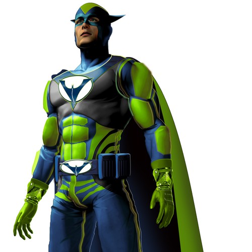 Create a superhero costume for BackMan...