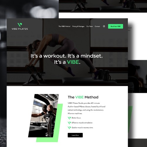 Pilates Gym Website