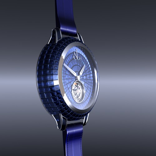 CAVIAR TOURBILLON Watch Rendering