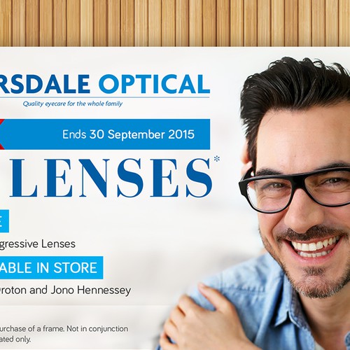flyer for Optical lenses