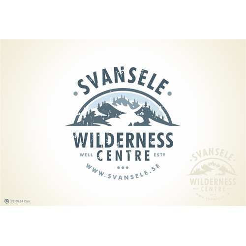 Create a breathtaking logo for a Swedish wilderness company