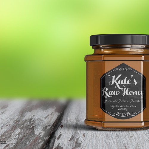 Kates raw Honey