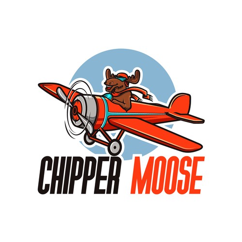 Logo concept for Chipper Moose