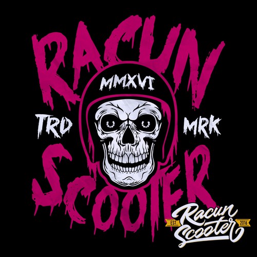 Racun Scooter Tees Design