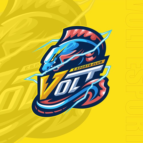 VOLT Esport Gaming Electric Eel Logo