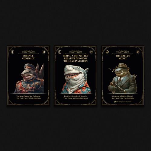 Poker Card Design For Characters