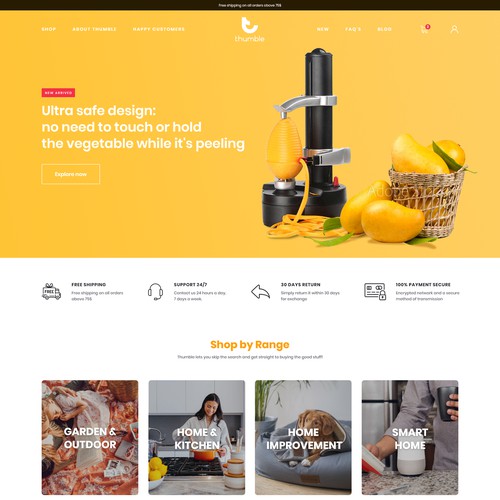 Home & Kitchen essentials ecommerce website