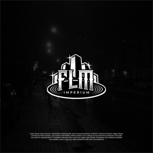 Hip-Hop Music Label Logo "FLM Imperium"