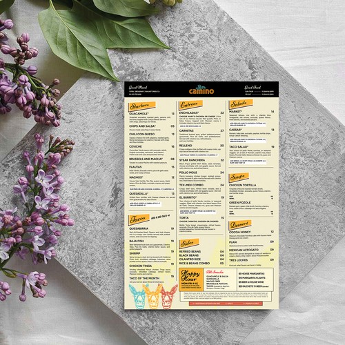 Restaurant Menu Design