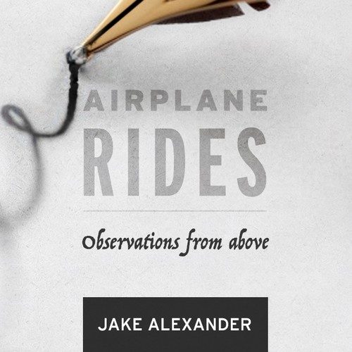 Design E Book cover for Airplane Rides - Observations From Above