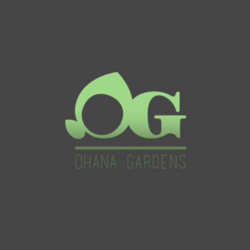 Ohana Gardens logo design