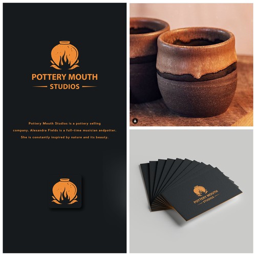 Pottery Logo For Pottery Mouth Studios