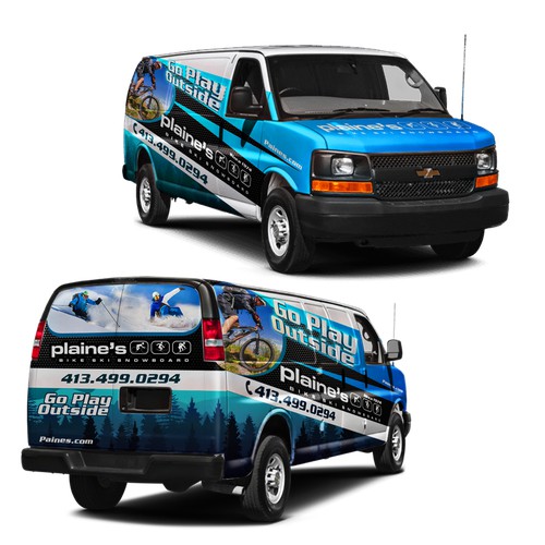 van wrap for outdoor sport company