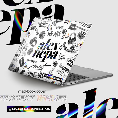 Mackbook Cover - Dj Alex Lepa