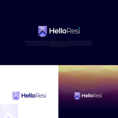HelloResi Logo Design