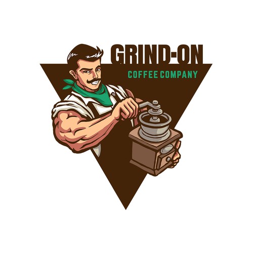 Finalist Logo 1 for Grind-On Coffee Company