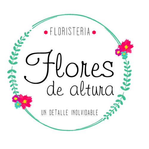 Create a flower shop logo design