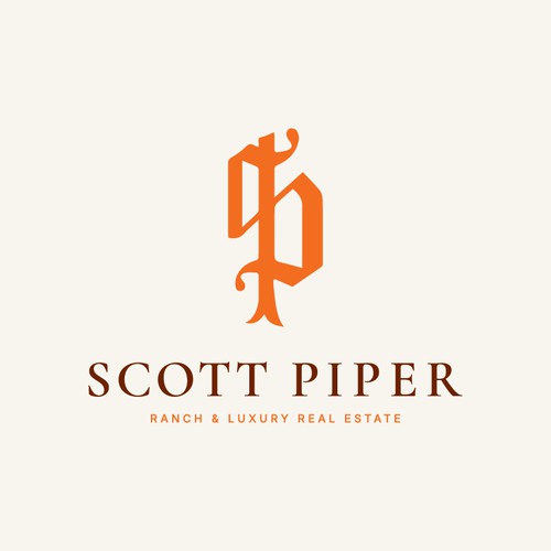 Real estate company logo available for customisation and sale.