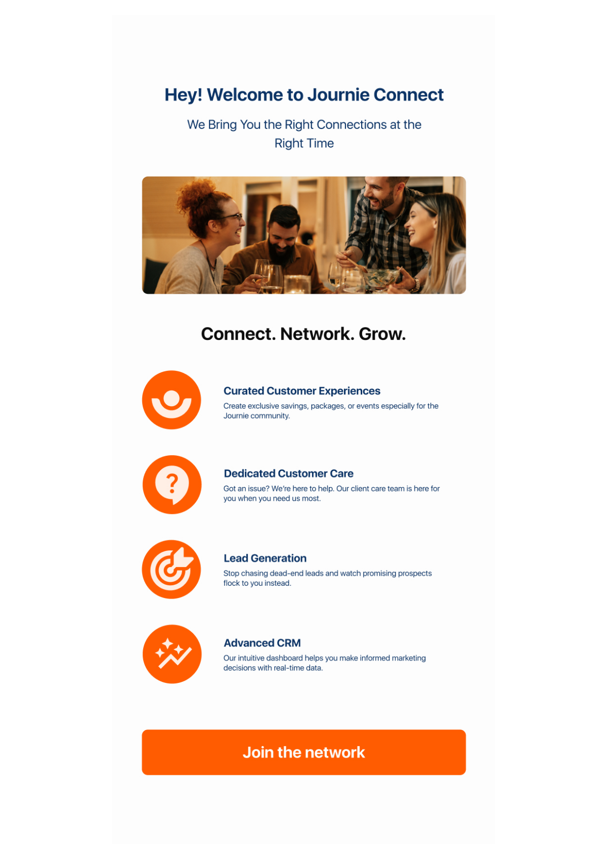 Journie Connect App Design