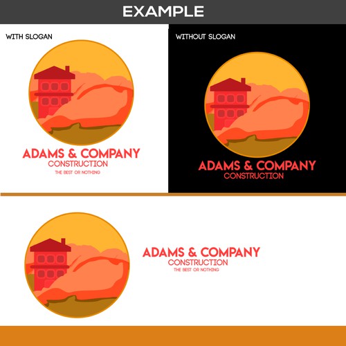 Adams & Company Constrution Logotype - Contest Entry