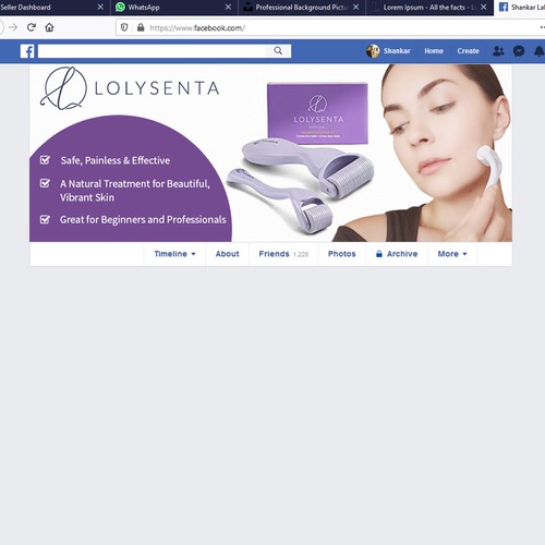 Lolysenta Facebook cover