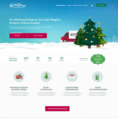Christmas Tree E-Commerce website