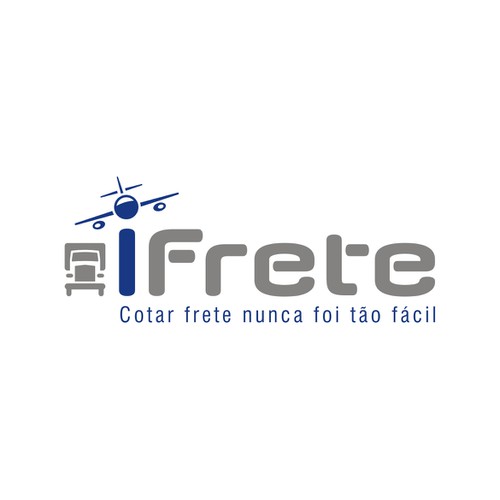 Crie um logo moderno e futurista para iFrete