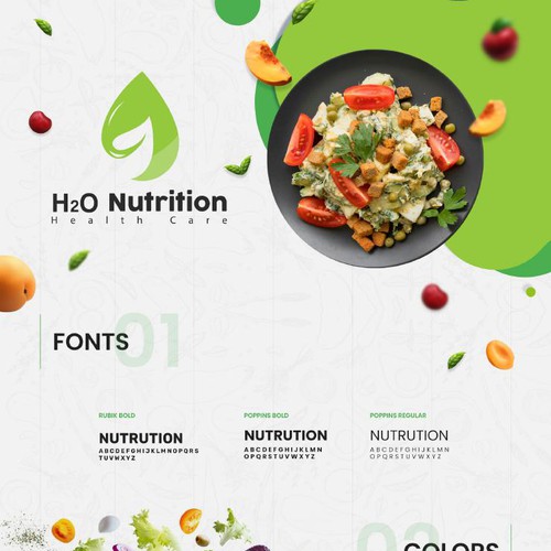 Nutrition Website Design