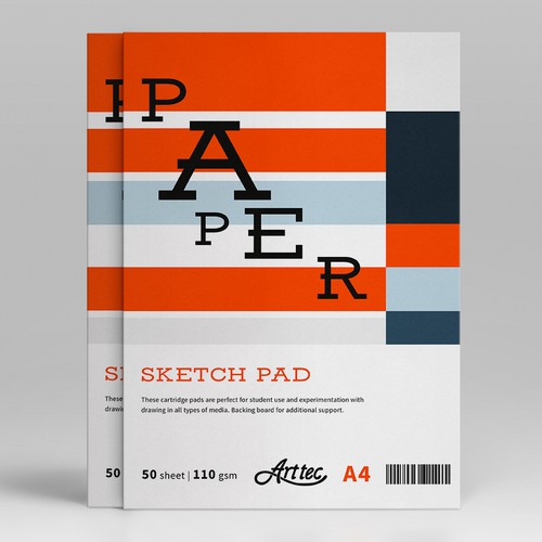 Cover Design for Arttec Fine Art Pads