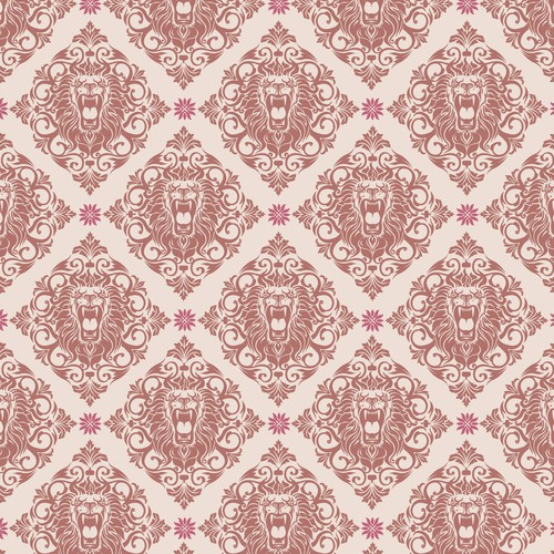 Head Damask Pattern