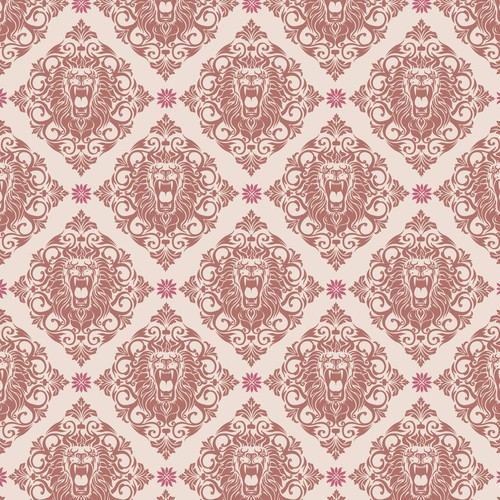 Head Damask Pattern