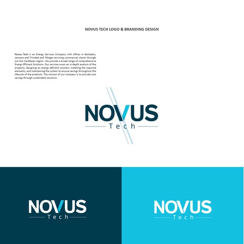 Logo and Brand Identity for Novus Tech Ltd