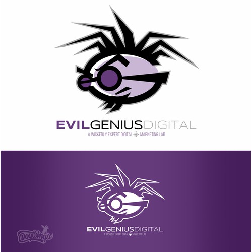 Evil genius digital logo