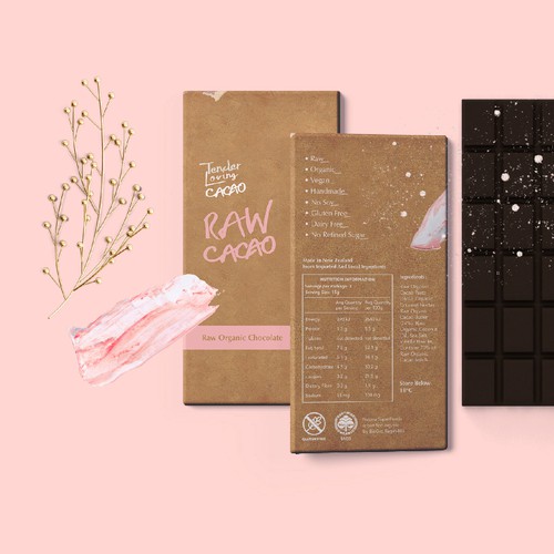 packaging concept for Tender Loving CACAO