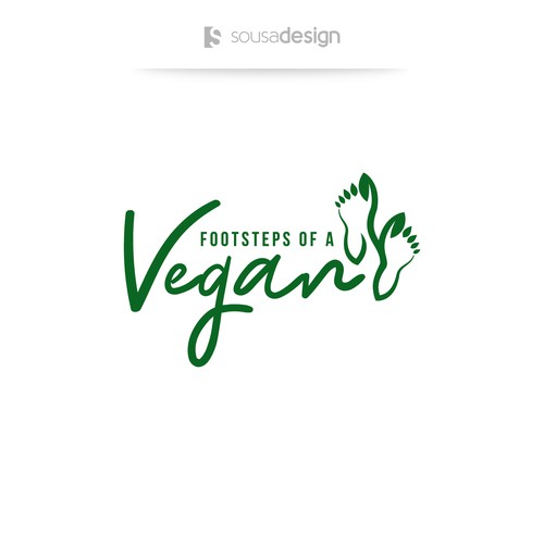 Logo Concept for a vegan travel blog