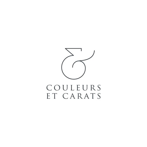 chic, simple and smart logo for a high end luxury brand with a parisian elegance