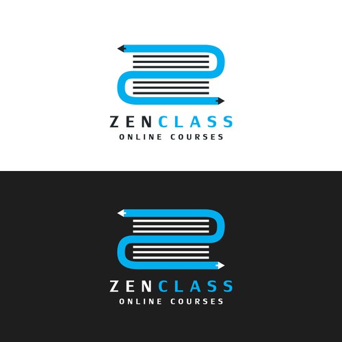 Logo concept for online courses