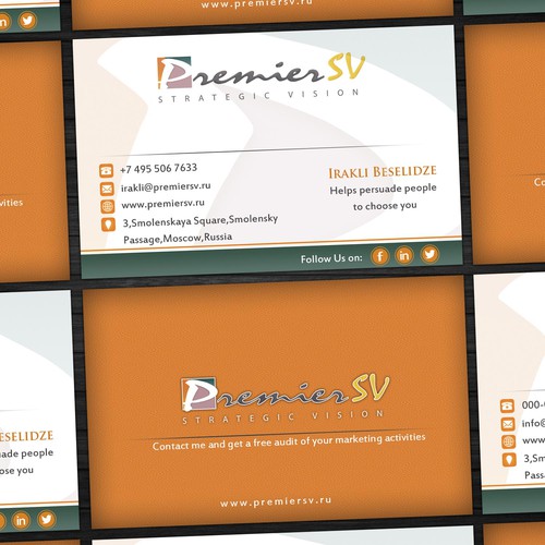 Business Card for a Marketing Agency