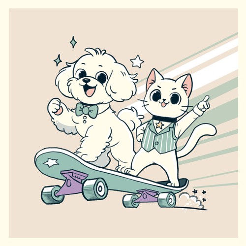 Fluffy Friends Duo: Crafting Mascots That Spark Joy 