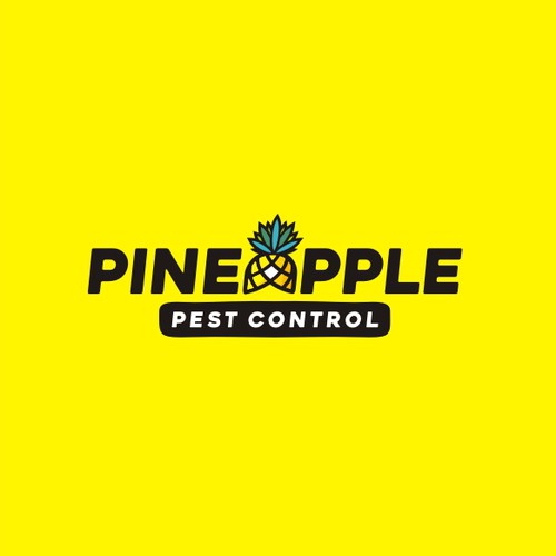 Wordmark logo design for Pineapple Pest Control