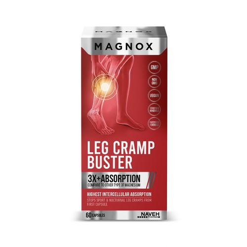 New packaging design leg cramp buster