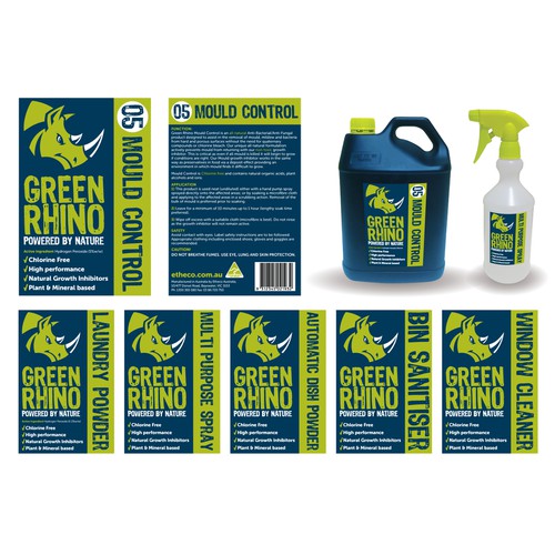 Help Green Rhino with a new product label